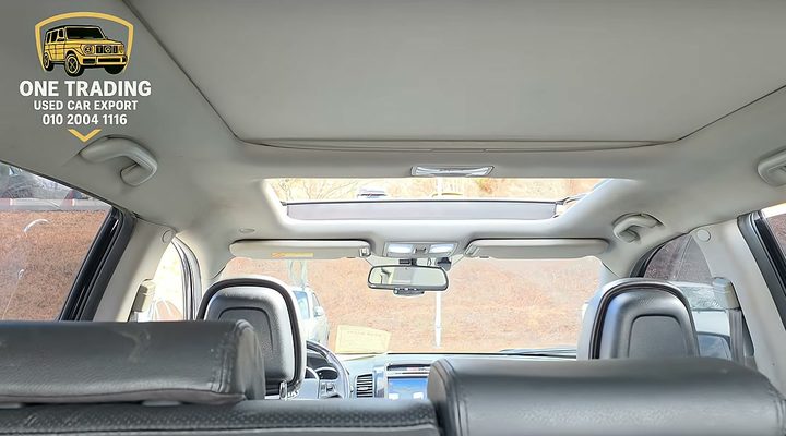 양산 쏘렌토R 선루프와 실내